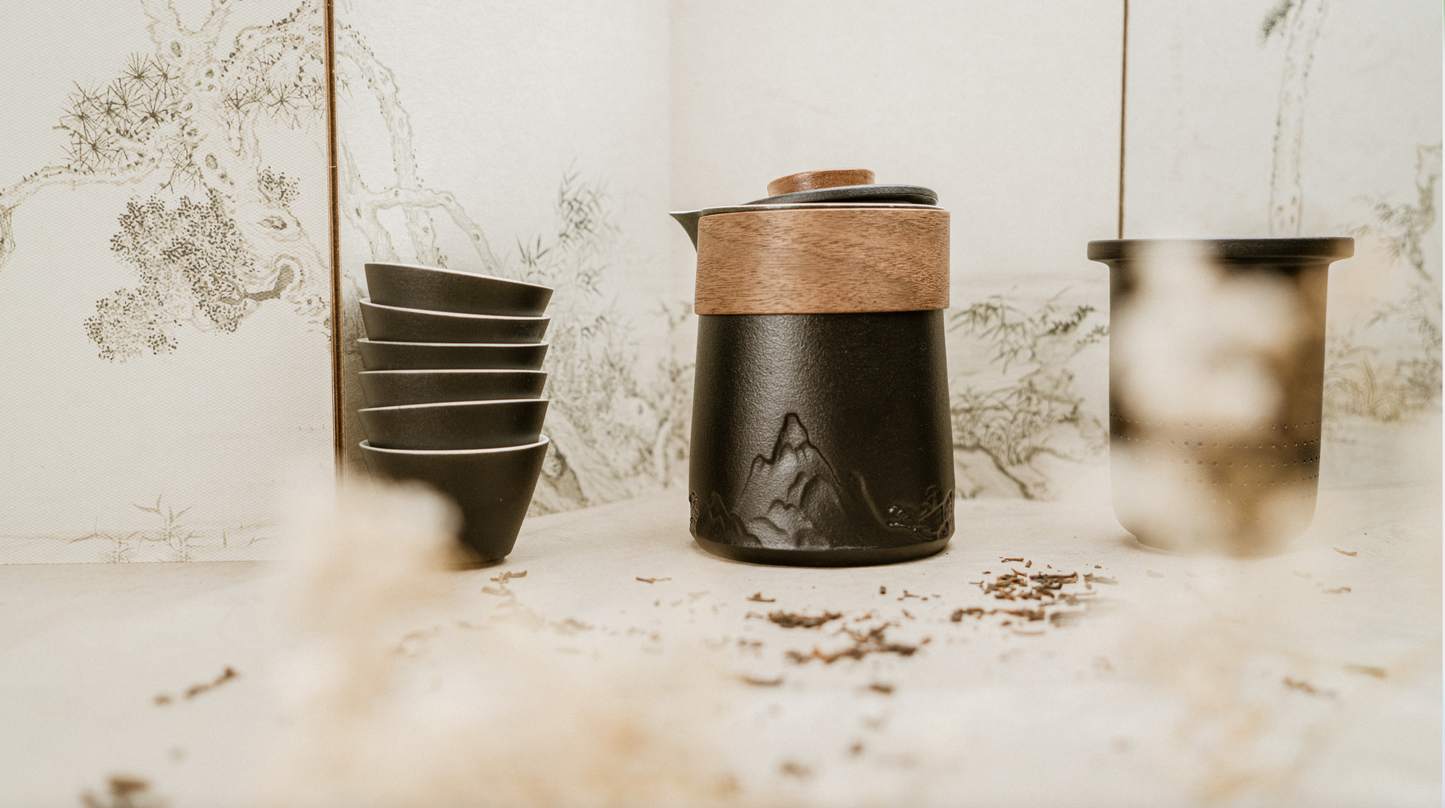 黑山 Black Mountain - Ceramic Winter Tea Set