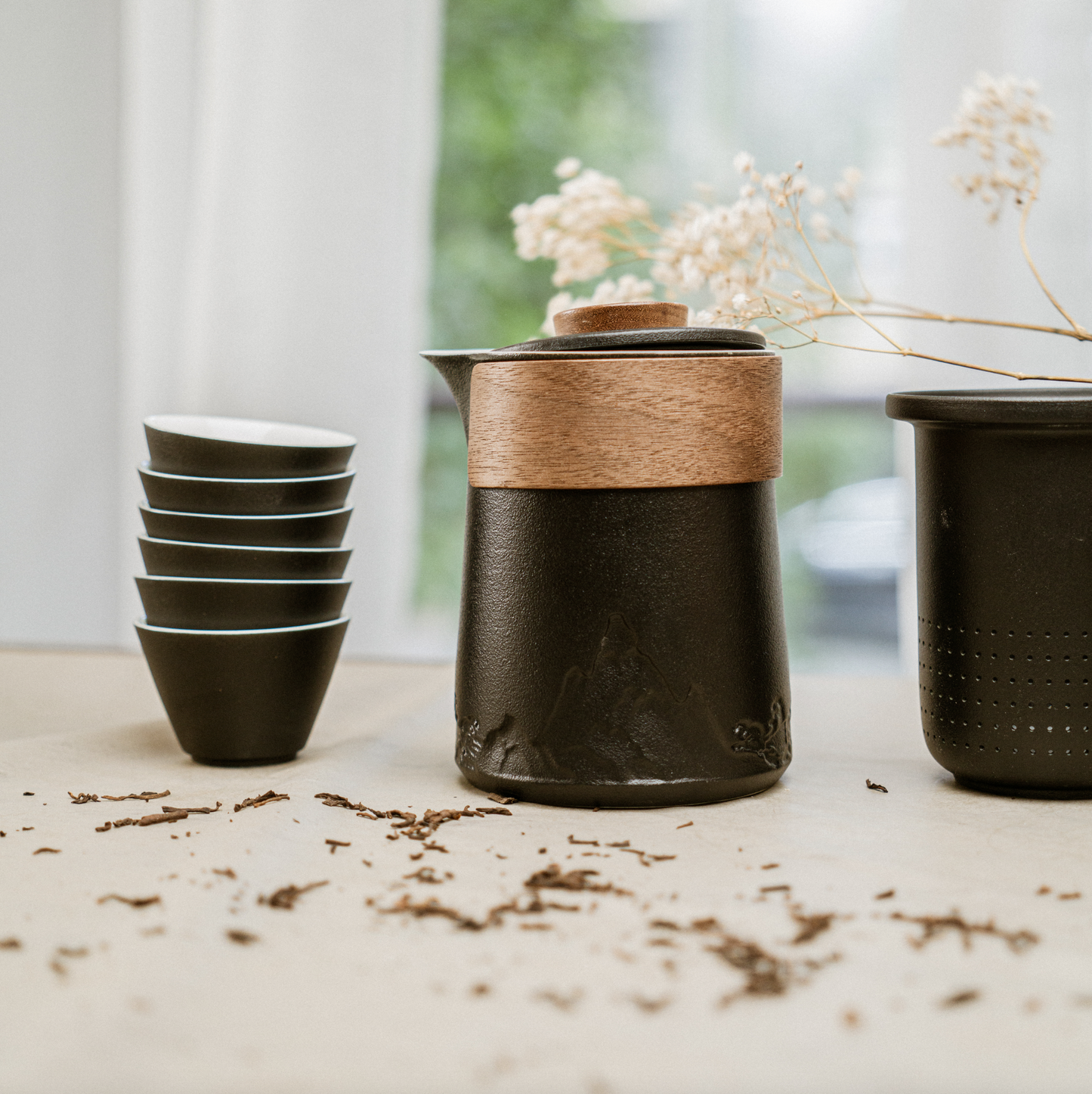 黑山 Black Mountain - Ceramic Winter Tea Set