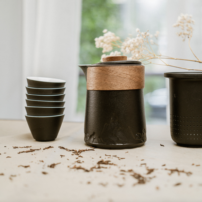 黑山 Black Mountain -  Ceramic Winter Tea Set