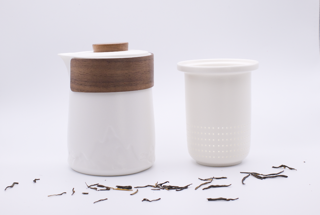 白山 White Moutain -  Ceramic Winter Tea Set